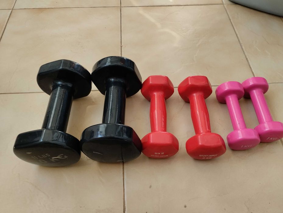 Дъмбели - 3 комплекта