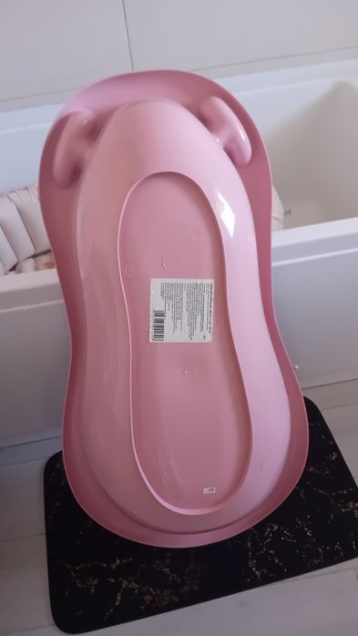 Cadita de baie bebe cu termometru MyKids Duck 100cm