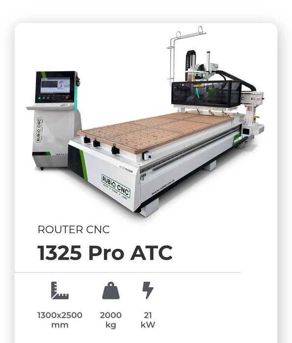 Vand Router CNC 1325 Pro ATC nou