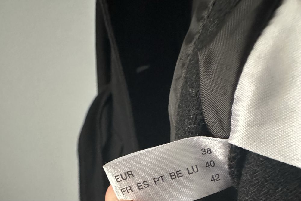 Палто черно без забележки