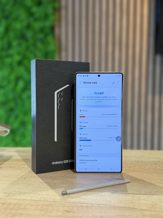 Samsung S25 Ultra 256Gb Black/Baterie100% /Garantie 12 luni @ atsgsm.ro