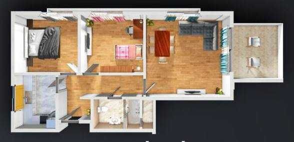 3-х комнатная в ЖК «Zarafshan City» ID: 7812