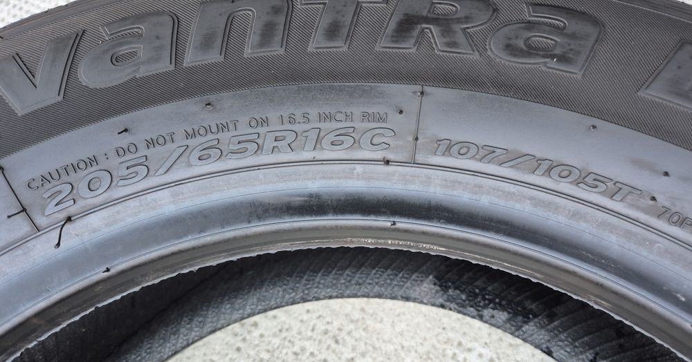 Set 2buc 205/65 R16C 107/105T Hankook Vantra LT vară 2021