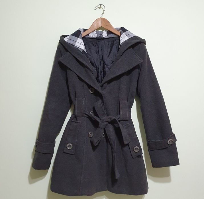 Palton din stofa captusita