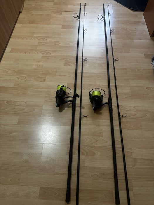 Lamsete Fox eos pro 3,5lb/ 3,9m + mulinete Dam quick 2 7000SLS