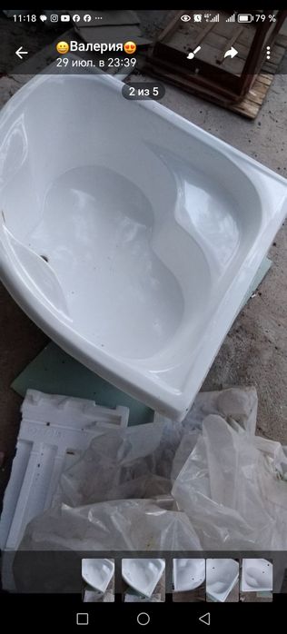 Продаю ванны керамика новый