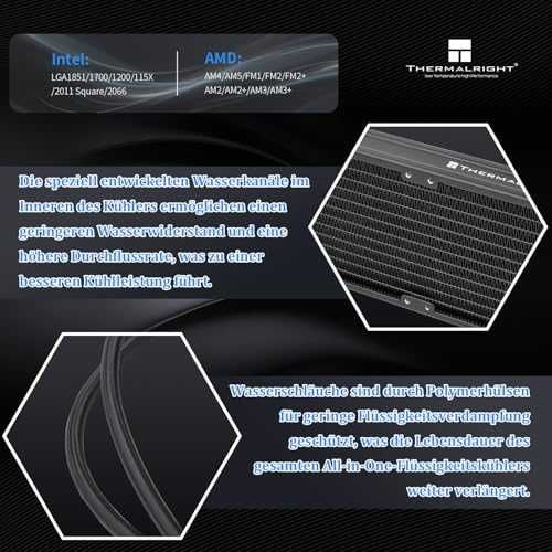 Thermalright Frozen Notte 360 Black ARGB AIO охлаждане