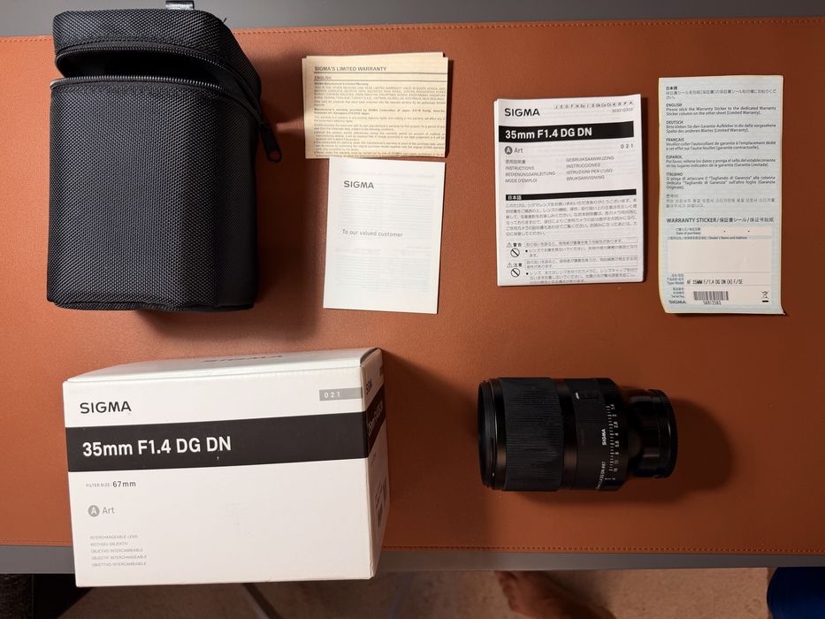 Sigma 35 1.4 DG DN art Sony FE