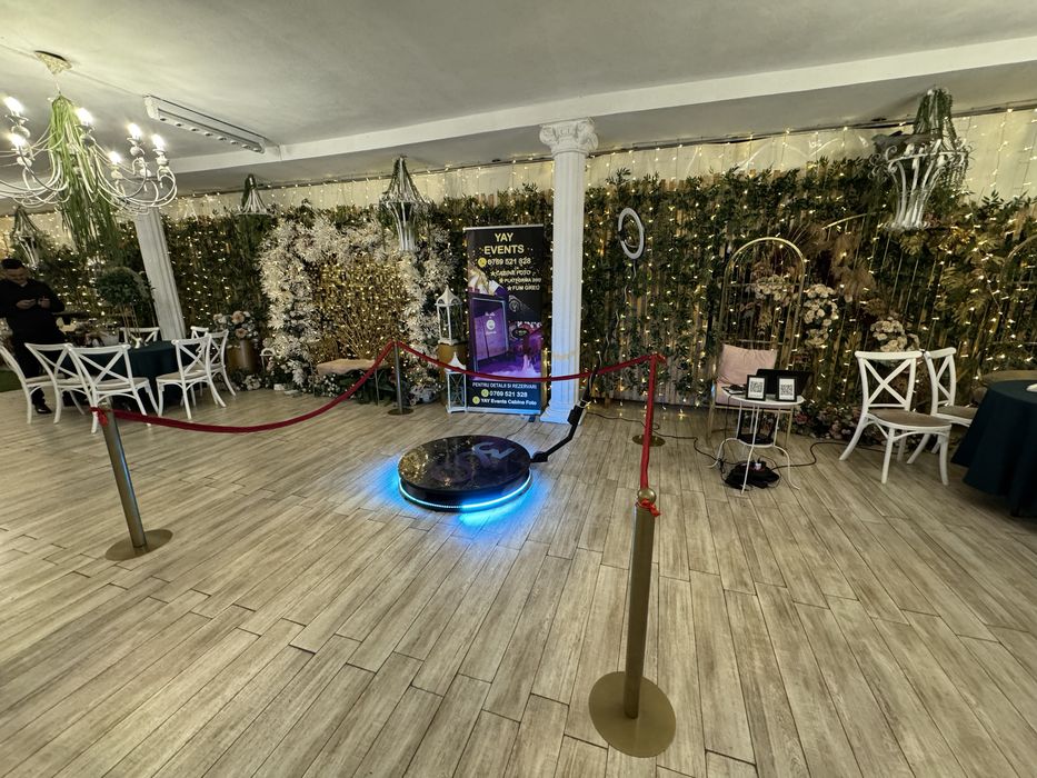 Cabina foto oglinda foto Fum greu /Platforma 360 Baloane cu fum