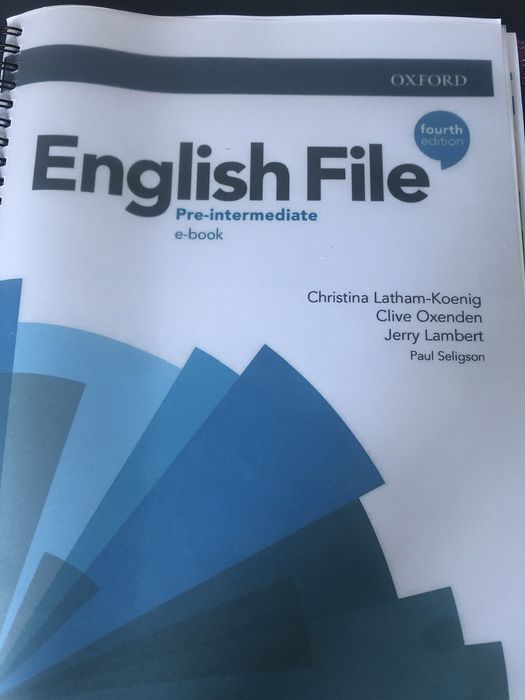 english file pre-intermediate