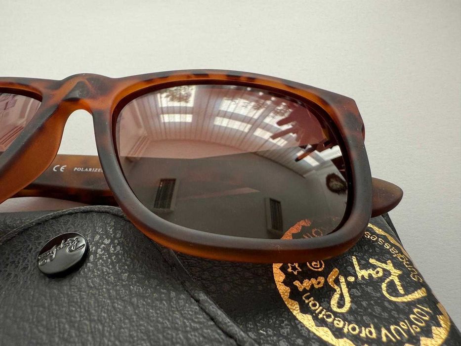 Ray-Ban Polarizati Justin RB4165 865/T5 ochelari de soare unisex