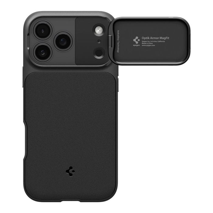 Spigen Optik Armor MagSafe Калъф за iPhone 17 Pro Max – Black