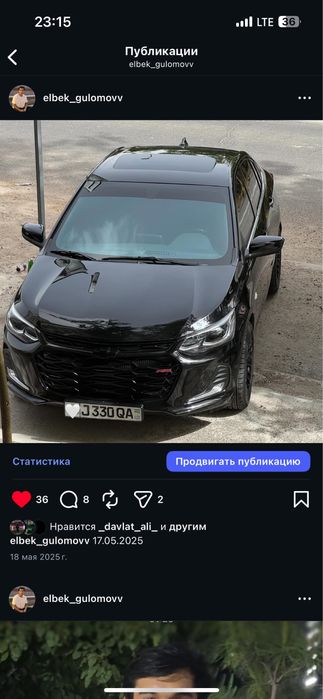 Onix obmen malibu 2 yoki cobaltga