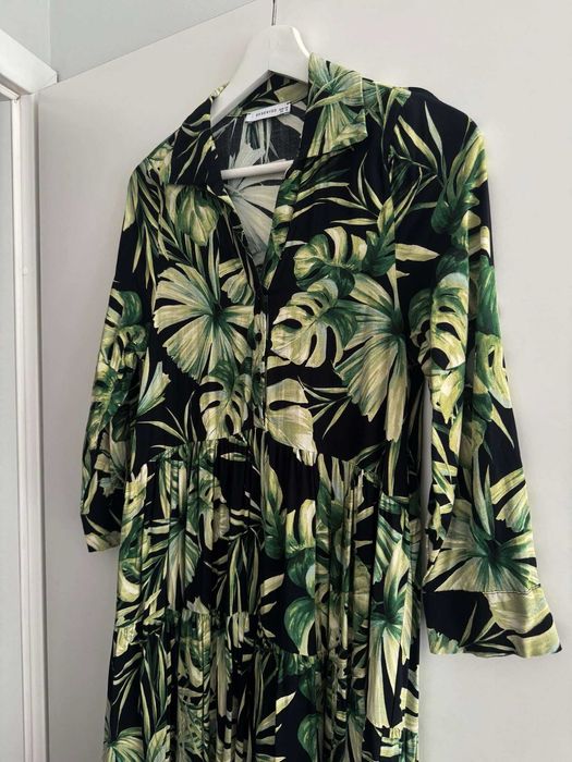 Шарена midi рокля (xs-s)