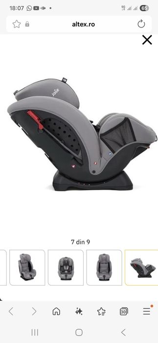 Scaun auto copil Joie utilizat