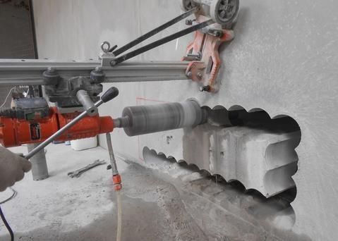 Алмазное бурение, сверление, монолита, бетона, кирпича, ФБС. Бурильщик