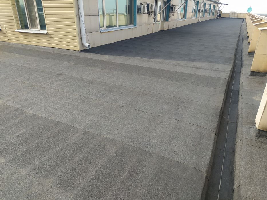 Ремонт плоских крыш. Гидроизоляция кровли. С гарантией.