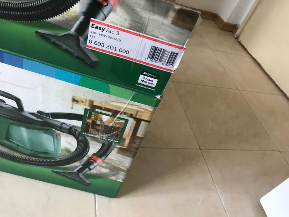 Прахосмукачка за сухо изсмукване BOSCH EasyVac 3