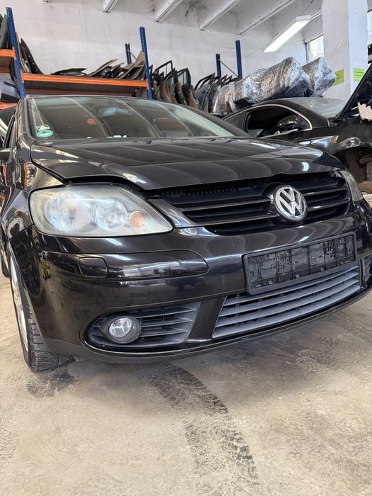 Bara spoiler fata cu proiectoare spalatoare VW Golf 5 Plus Neagra negru LC9Z