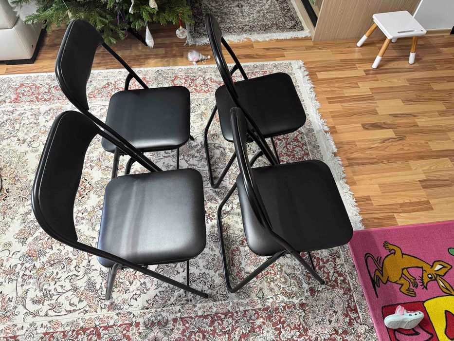 VIUF Scaun pliabil VIUF negru