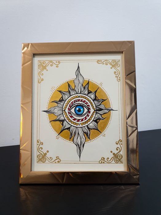 Магическа картина-амулет, ръчна изработка