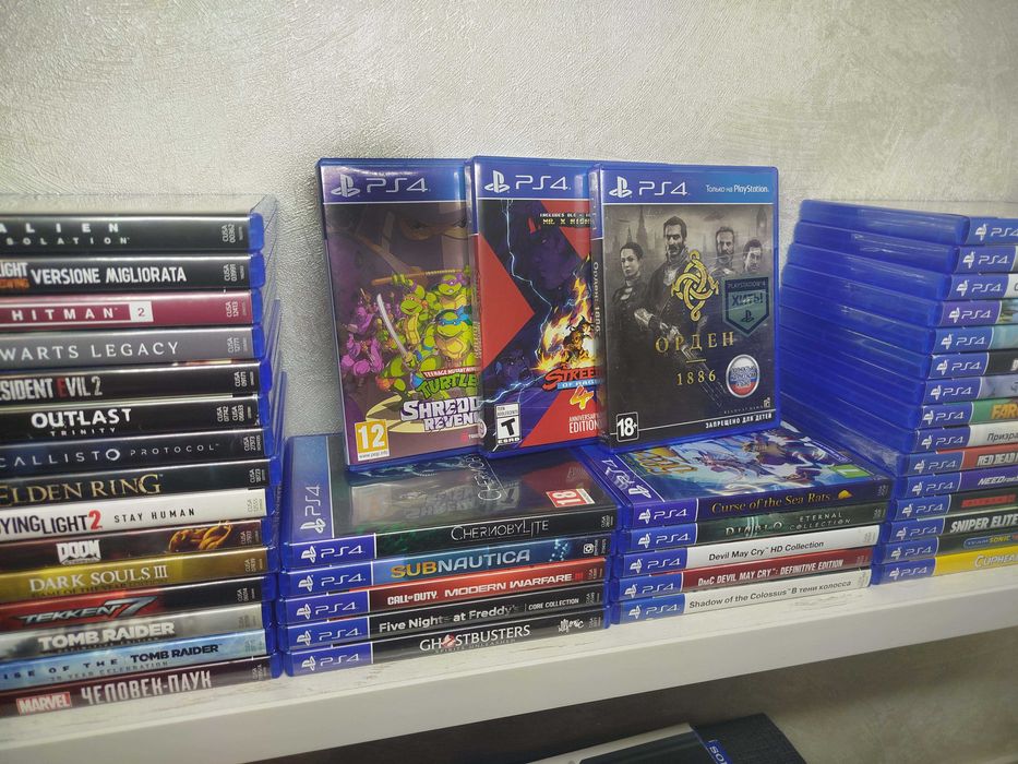 Диски на PS4 PS5