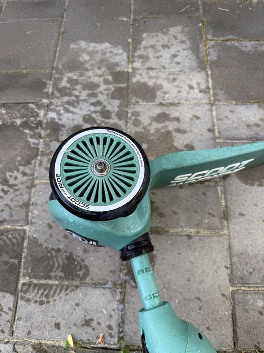Trotinetă convertibilă Scoot & Ride – verde