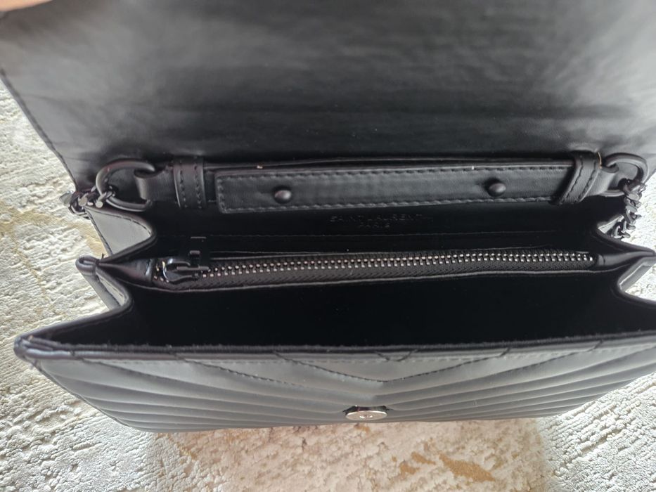 Geanta piele model YSL