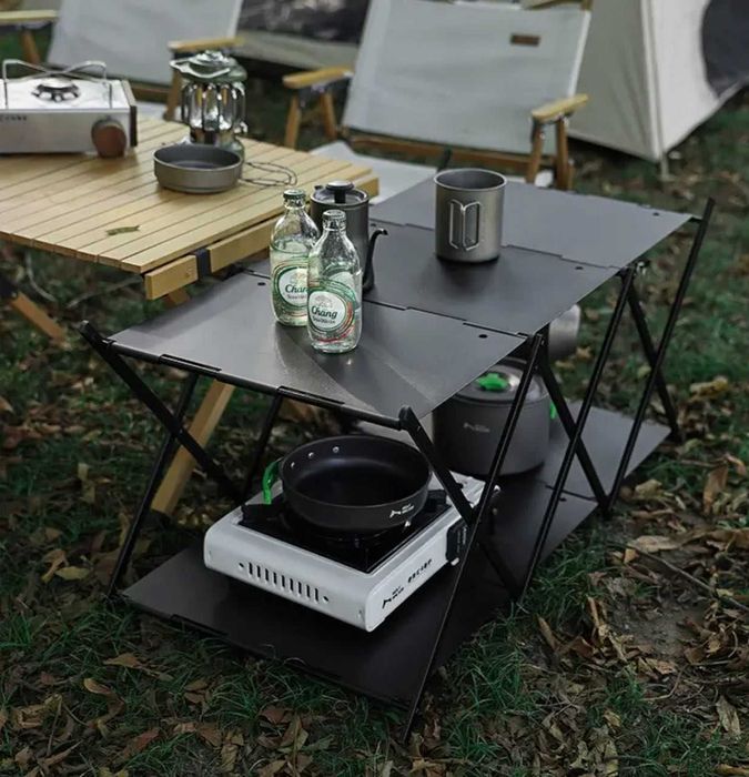 Полка и стол трансформер многоуровневая-47.8х31х103 см. Доставка беспл