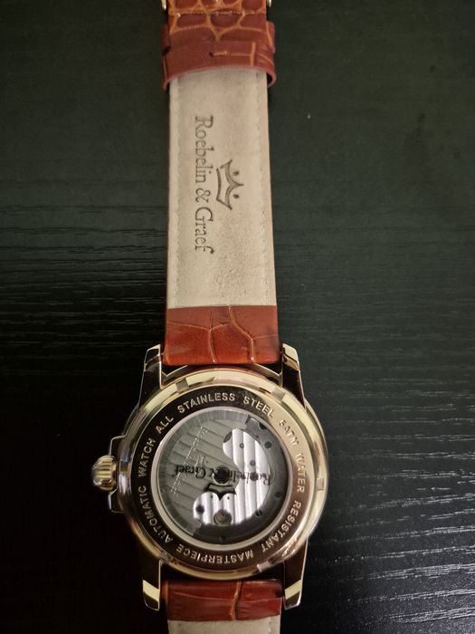 Vand Ceas barbatesc automatic RUEBELIN &GRAEF dual taim ,nou,nefolisit