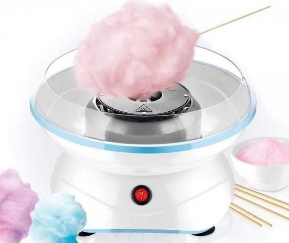 Машина за захарен памук с клечки и лъжица машини уред, захарни памуци