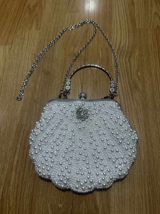 Poseta mireasa cu margelute