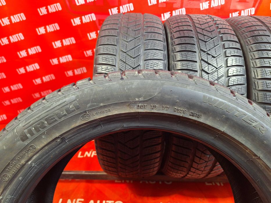 Anvelope de IARNA - 225/50/18 - PIRELLI - 7.6 - 6.5 MM - DOT 2019 !