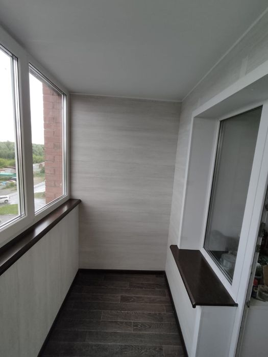 Ремонт балконов, отделка.