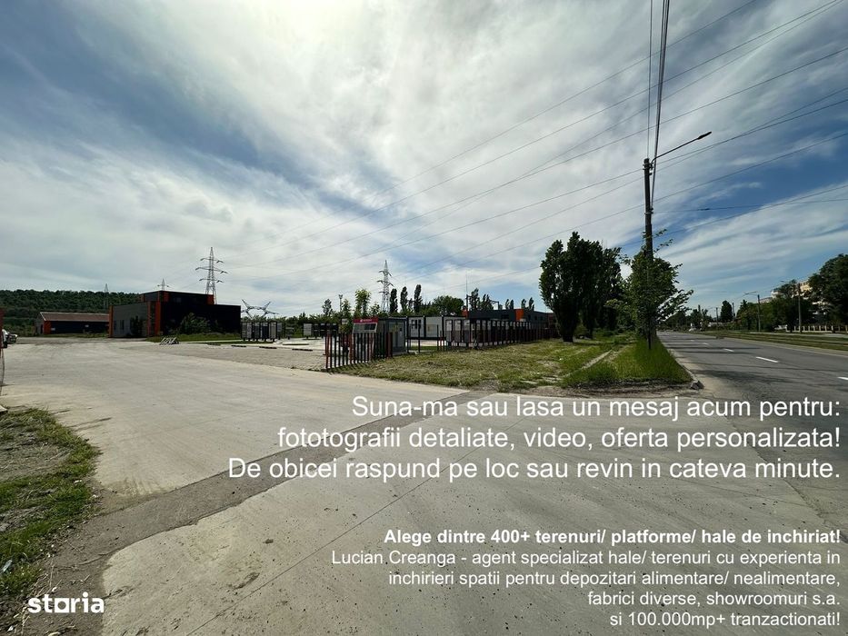 Teren, platforma 200-5000mp, in spate la Piatra Chis