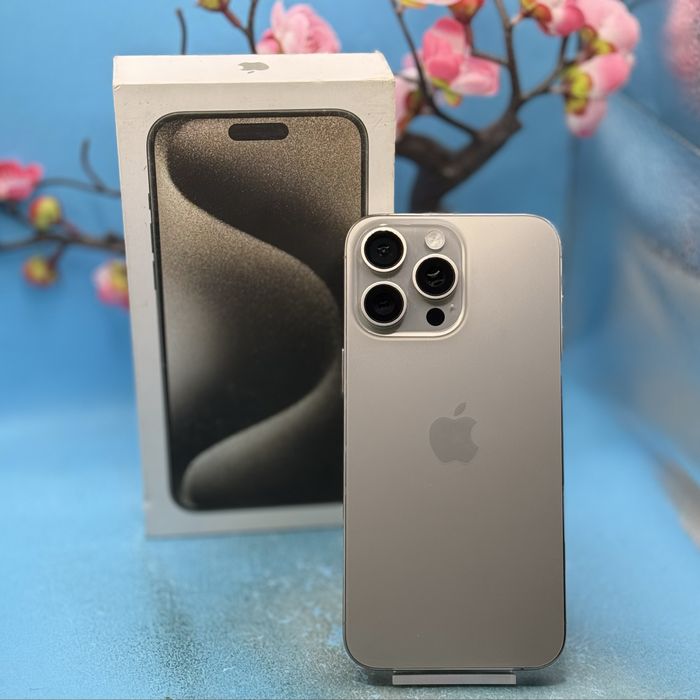 Apple iPhone 15 Pro Max, 256GB, 5G, Natural Titanium