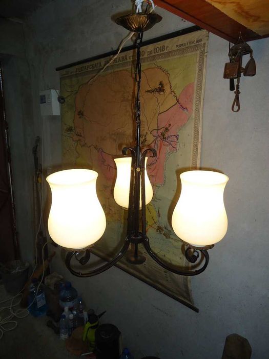 Ретро полилей от ковано желязо