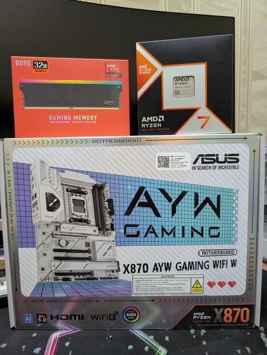 Мощный игровой комплект на Ryzen 7 9850X3D