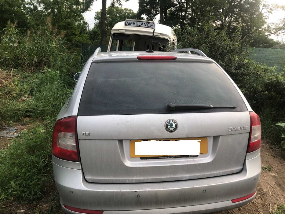 Piese dezmembrari Skoda Octavia 2 facelift combi, gri, 2012, 1.6 tdi