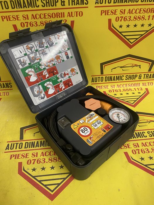 Compresor auto umflat roti 12V 15A 180W original Continental