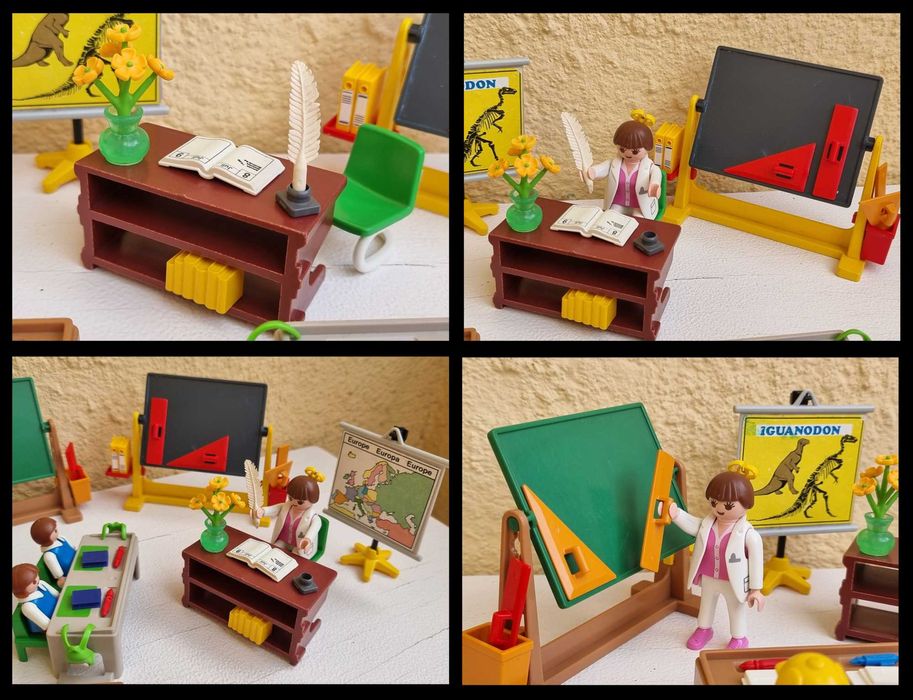 Playmobil Sala de clasa 5314, Scoala 3522 vintage
