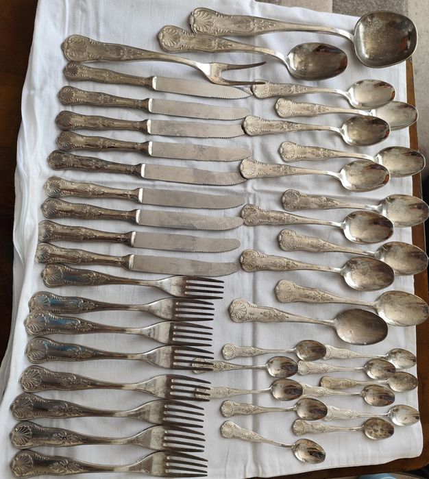 Италиански сребърни прибори  -Set Silver Probe ARG 800.