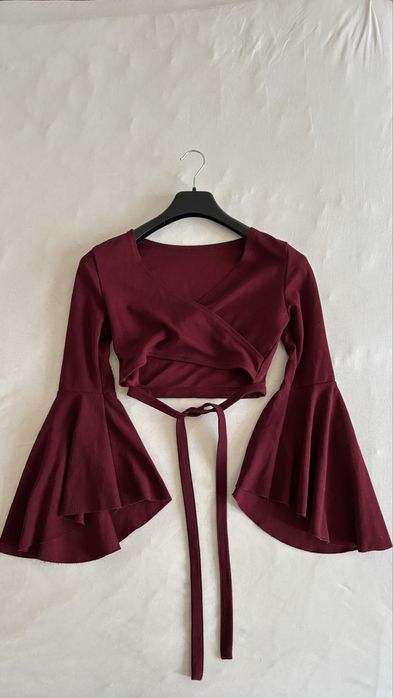 Тъмно червена блуза- S размер