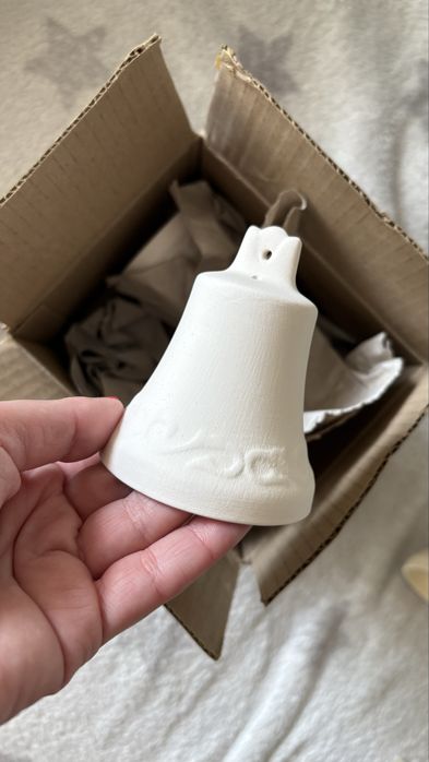 Гипсови камбанки и обувка за декорация нови