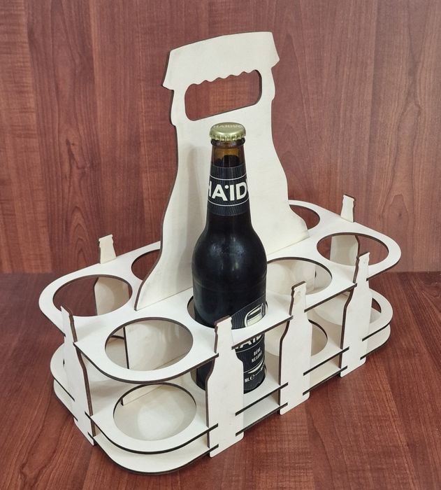 Suport pentru 8 sticle de bere un cadou inedit