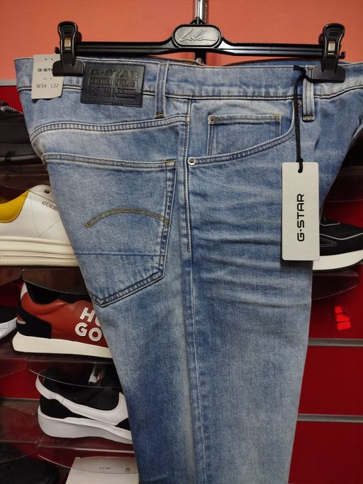 Оригинални дънки G-Star Raw 3301 Slim W34 W36 W40 нови мъжки