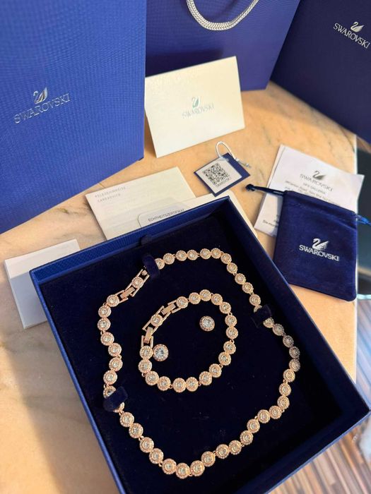 Set Bijuterii Angelic Swarovski Rose-Gold//Premium