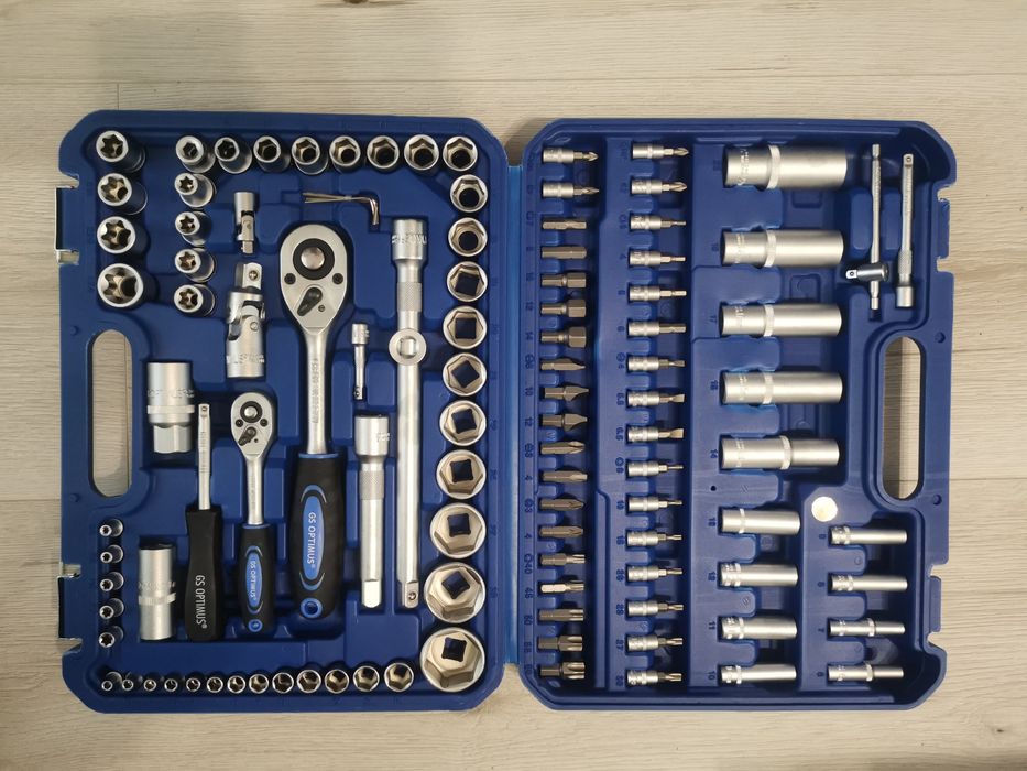 Trusa chei/ scule auto 108piese ,trusa tubulare 108 piese ch-vanadium