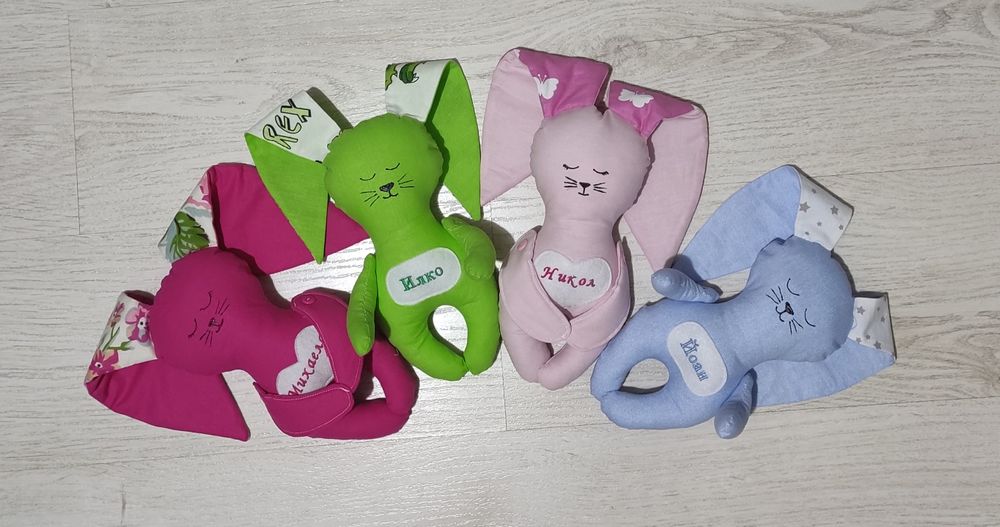 Ръчно изработени играчки за гушкане