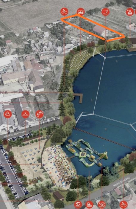 Casa teren 3000mp lacul Binder